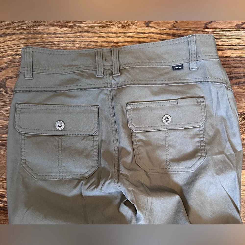 Prana Halle Straight Fit Women's Olive Green hiking pants size 6 regular - Picture 9 of 9